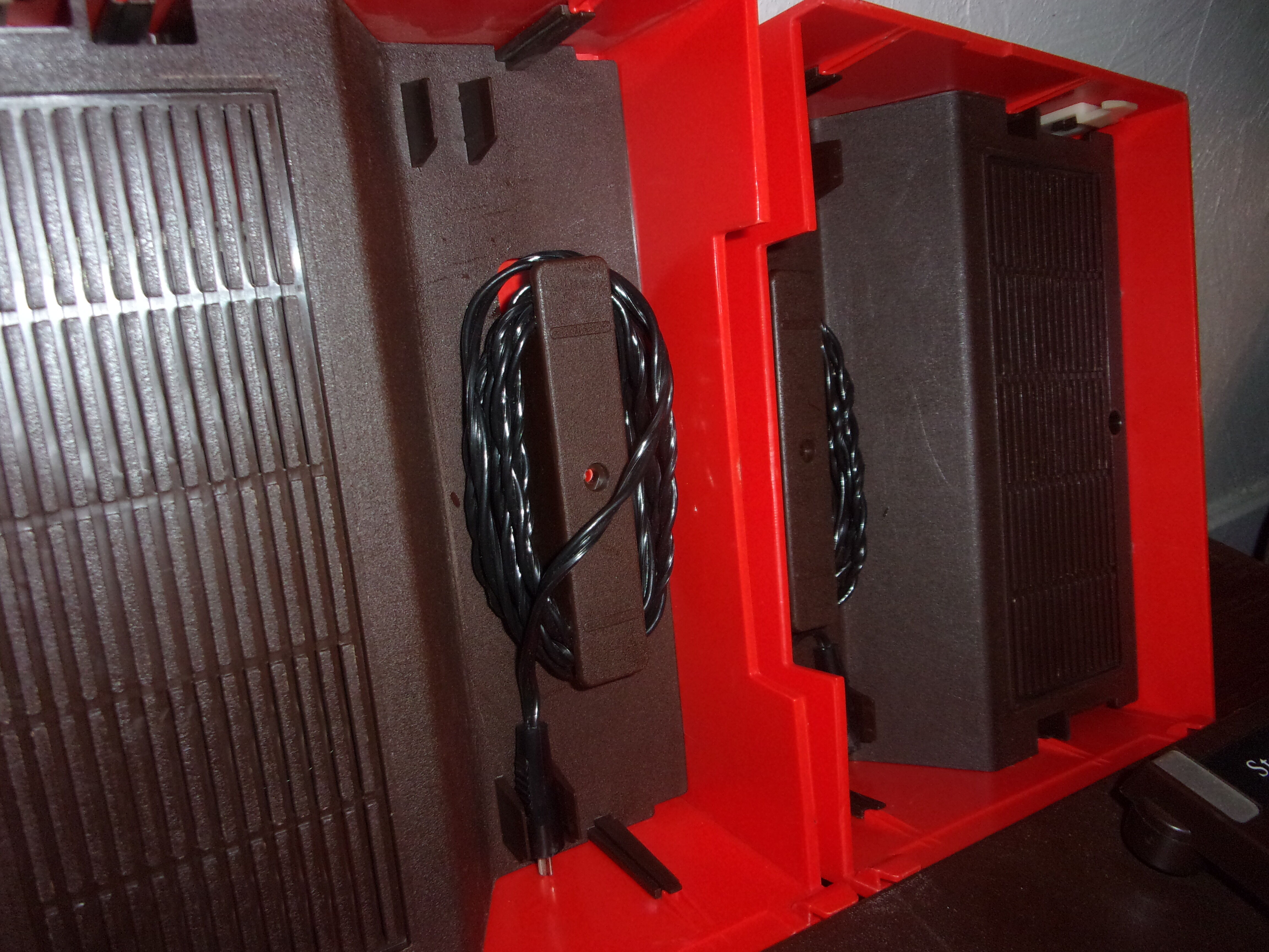 electrophone turns battery discs orange sector 1970