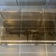 Table basse double plateau verre chrome style Bauhaus vintage 1970