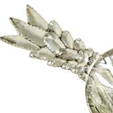 Silver plated metal empty pocket