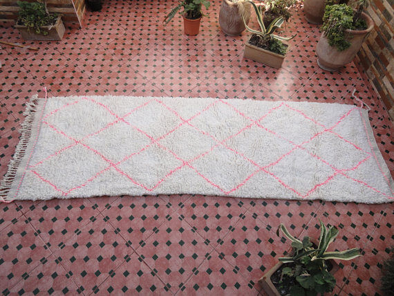 Beni ourain rug 284 x 93 cm