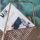 Magazines rack iron perforated metal 50
