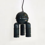 Spherical Lita hanging lamp with 3 sputnik orientable spots