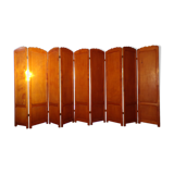 Old screen 9 wooden panels