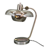 Rare 1930s Bauhaus Chrome Adjustable Desk Lamp, Czechoslovakia