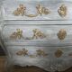 Louis XV style curved chest of drawers