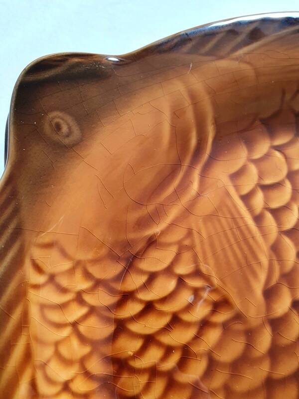 Sarreguemines fish plate