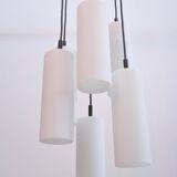 Cascade Ceiling Lamp with 6 Glass Tubes by Staff Leuchten, 1970s
