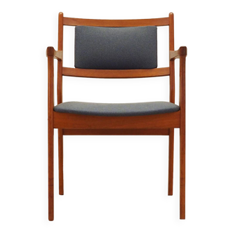 Fauteuil en teck, design danois, années 1960, production : Danemark