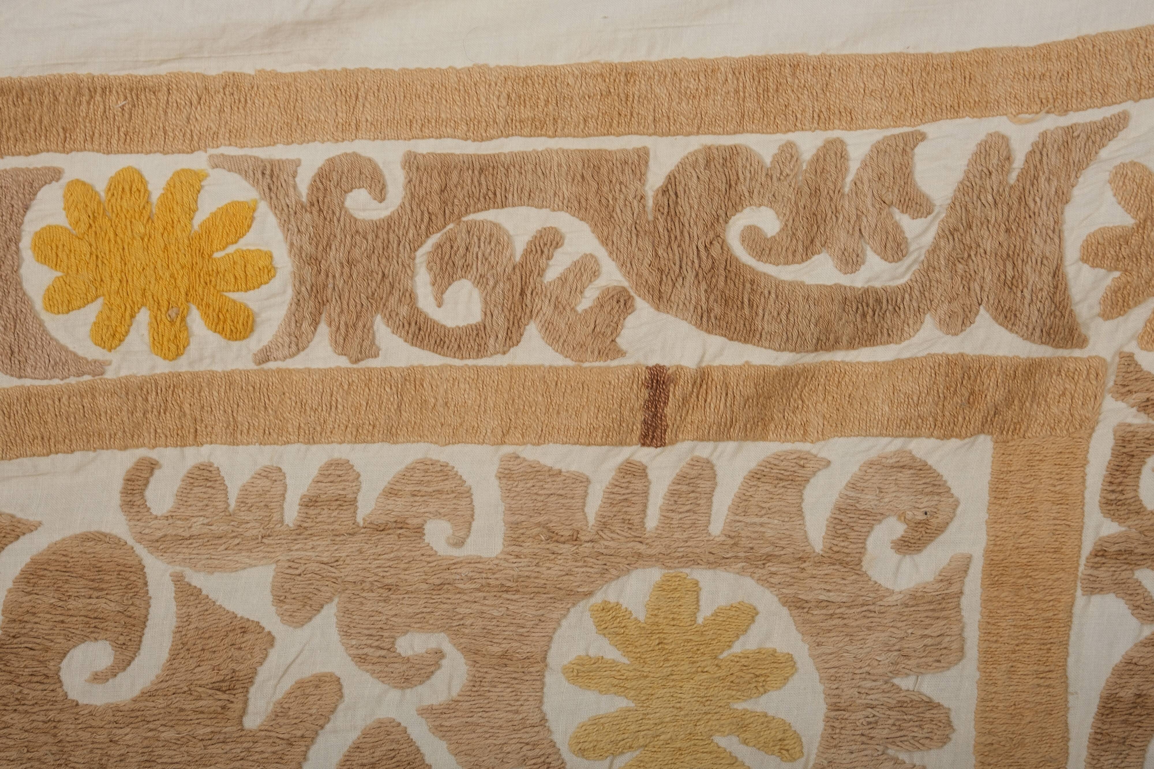 Tapis noué à la main, tapis turc vintage 122x142 cm