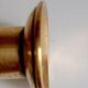 Golden brass candle holder