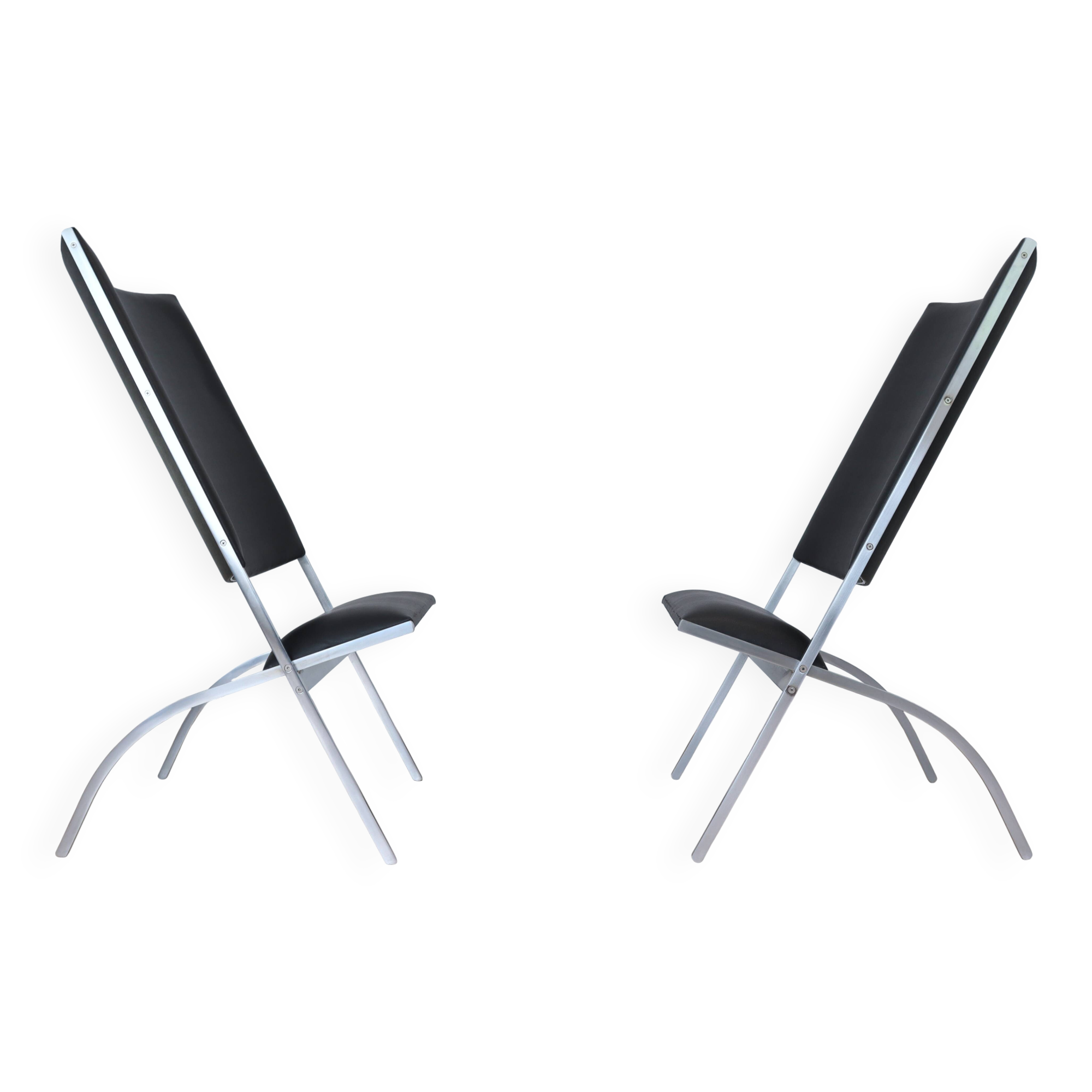 Pair of "Gabriella chairs" by Gio Ponti