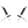 Pair of "Gabriella chairs" by Gio Ponti