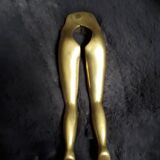 Bare-legged nutcrackers. Gilded bronze.