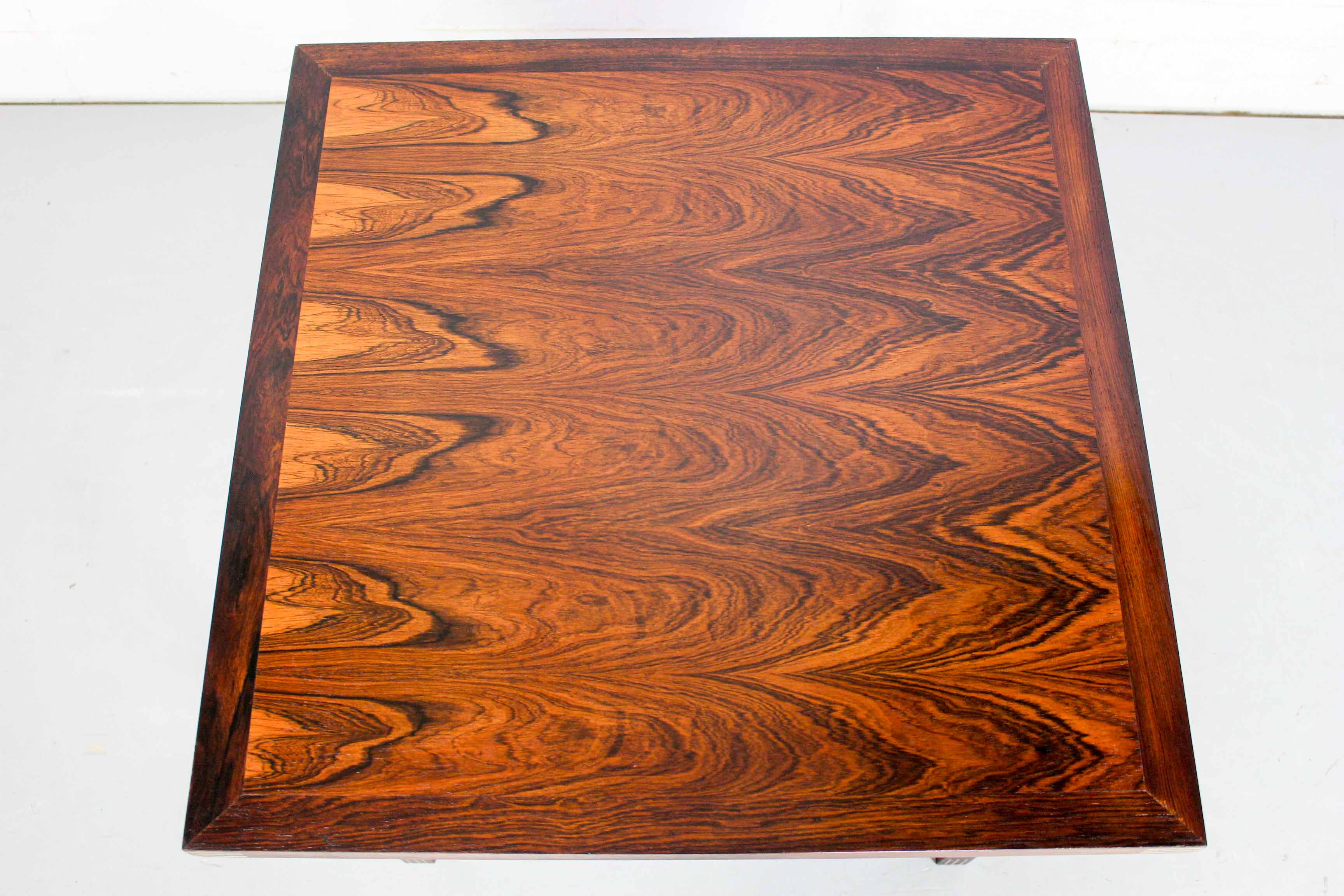 Rosewood danish modern coffee table Rud Thygesen for Heltborg Møbler , 1960s