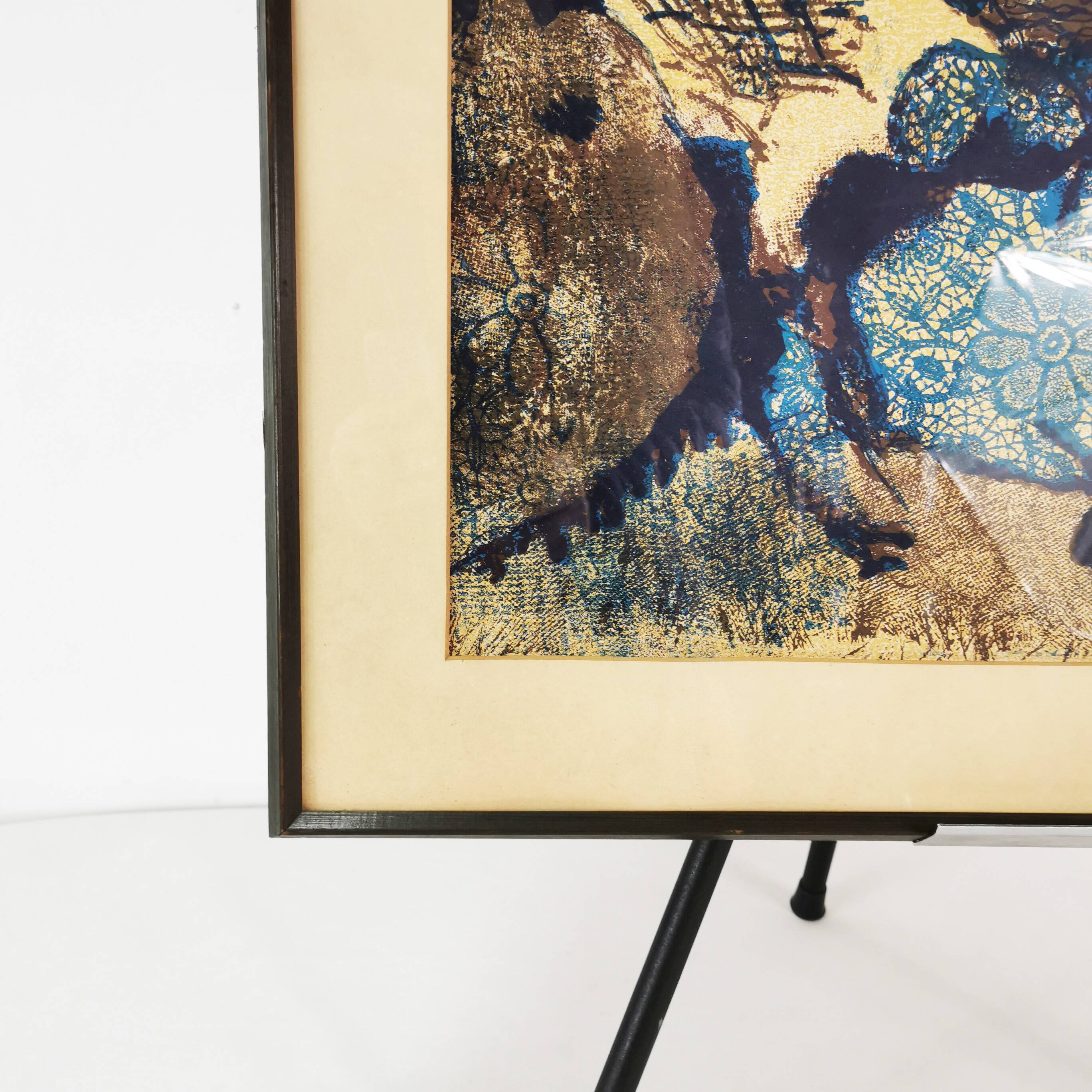 Grete Ball Litografia "Kompozycja" Dania 1972 rok