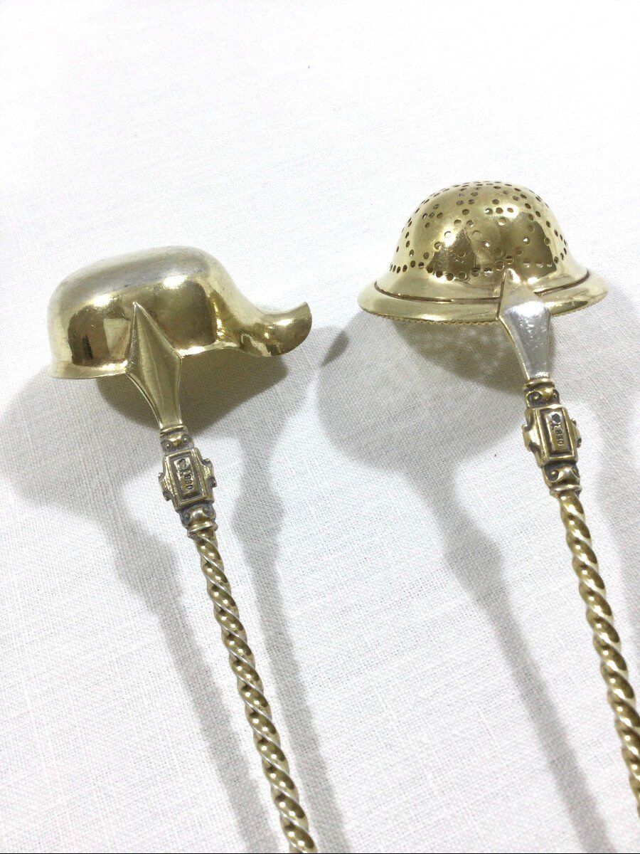 Sweden - sprinkler and ladle in vermeil