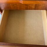 Scandinavian office of the 60s with sleigh feet