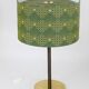 Pair of table lamps or accent lamps in brass and leather by J.T. Kalmar, Mid-Century, Austria, 1960s.