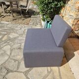 Fauteuil, chauffeuse design Italien Tacchini Labanca