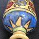 Turkey Iznik Nicaea silica ceramic bottle floral decoration 19th
