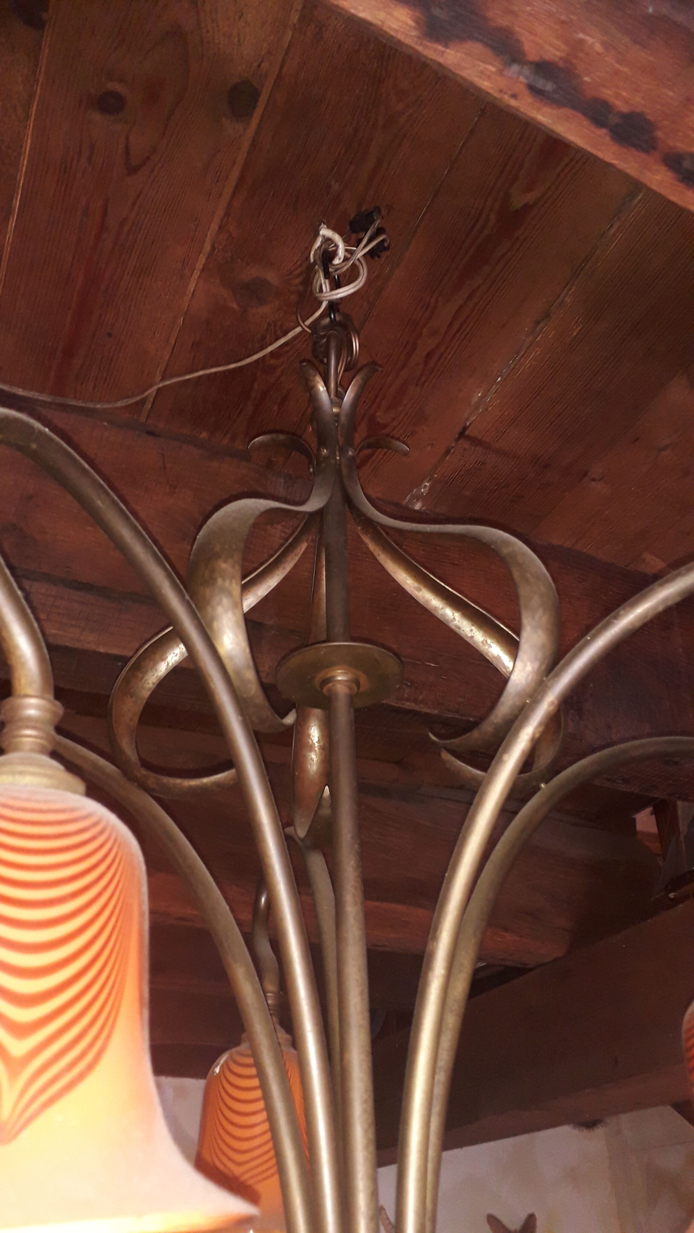 Art nouveau chandelier austria