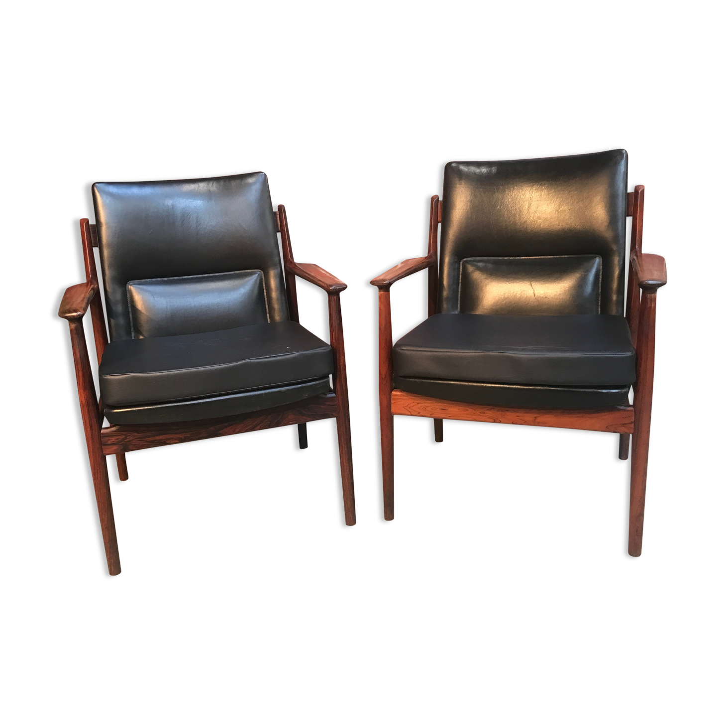 Pair of armchairs by Arne Vodder for Sibast