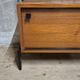 Vintage mid-century modern hallway coat rack with mirror by Alfred Hendrick
