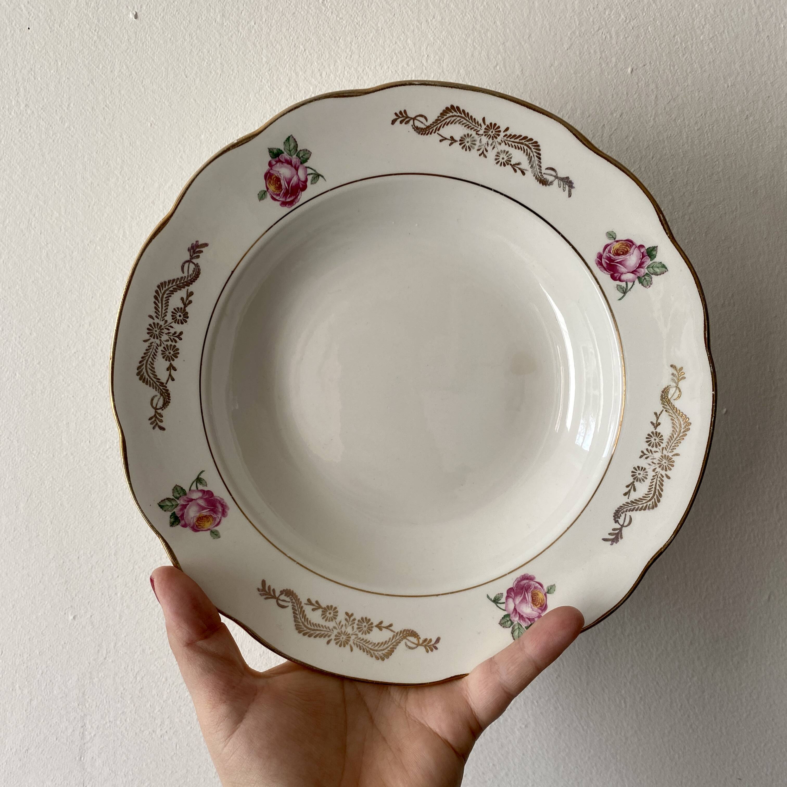 Set of 6 vintage soup plates model Marie-Laure de Gien