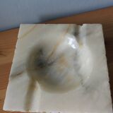 Marble or alabaster ashtray