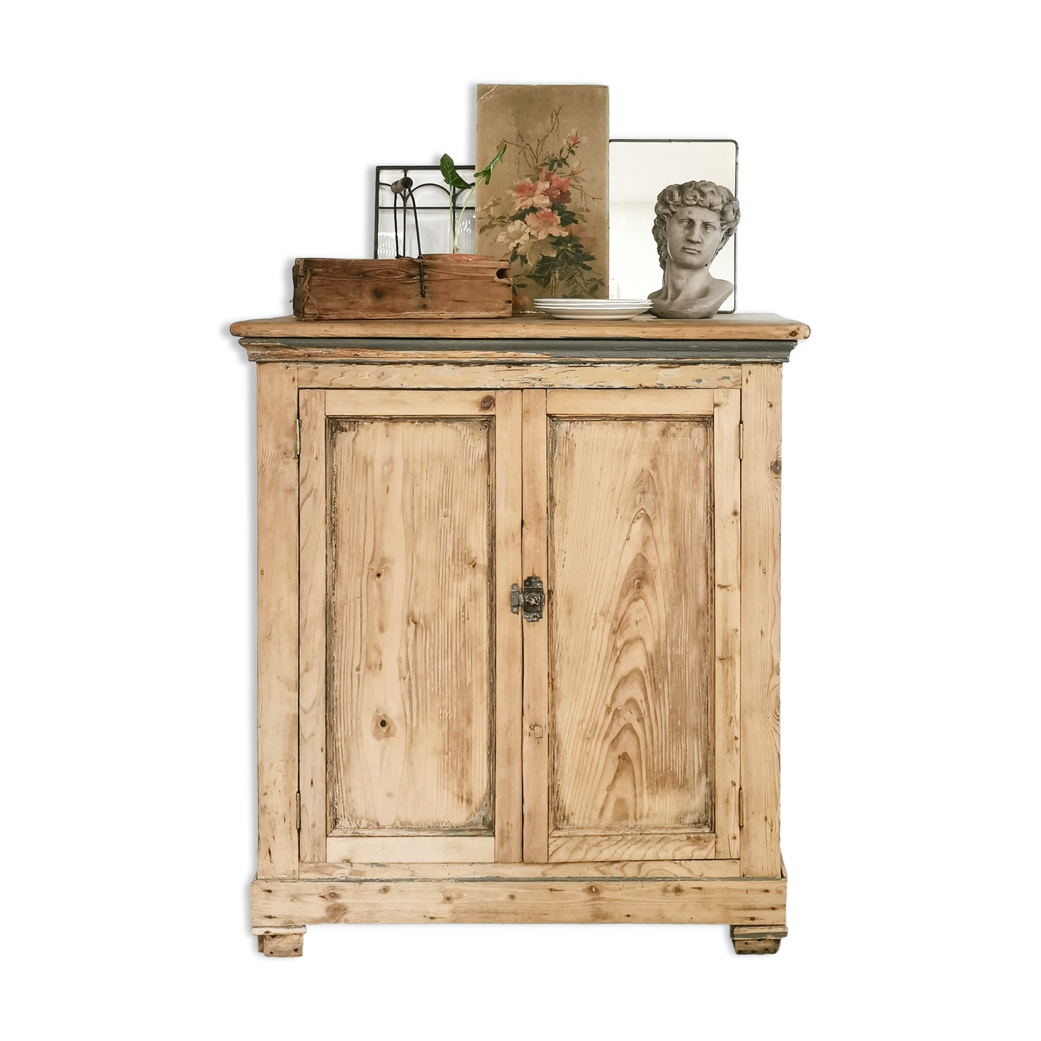 Raw wood sideboard