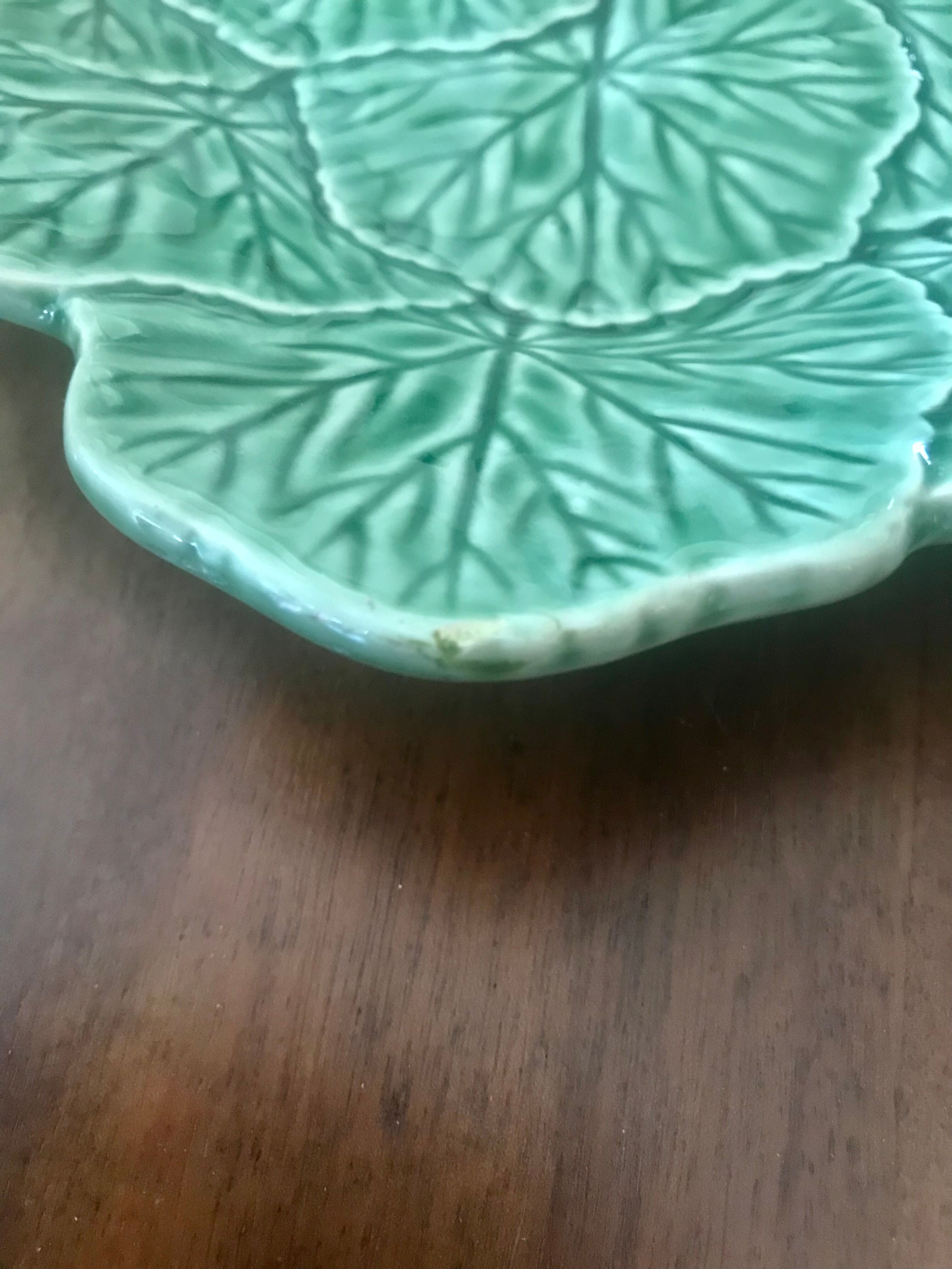 Ceramic dish Bordallo Pinheiro