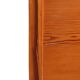 Nightstand in marked pine and marble, 37x81cm, 1940s, Art Deco, Gallé