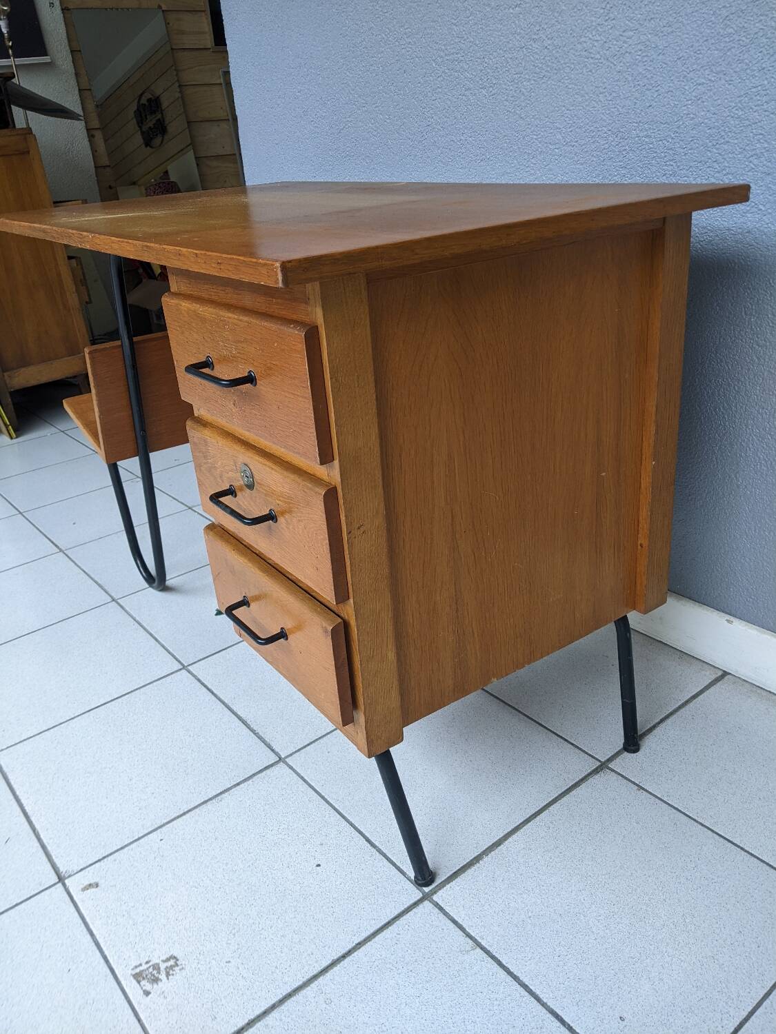 Vintage wooden desk