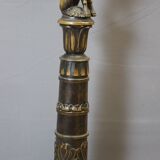 Presentation column with a carved Sphinx decoration from around 1900.