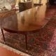 Extensible Louis XVI dining table in period Directoire mahogany.