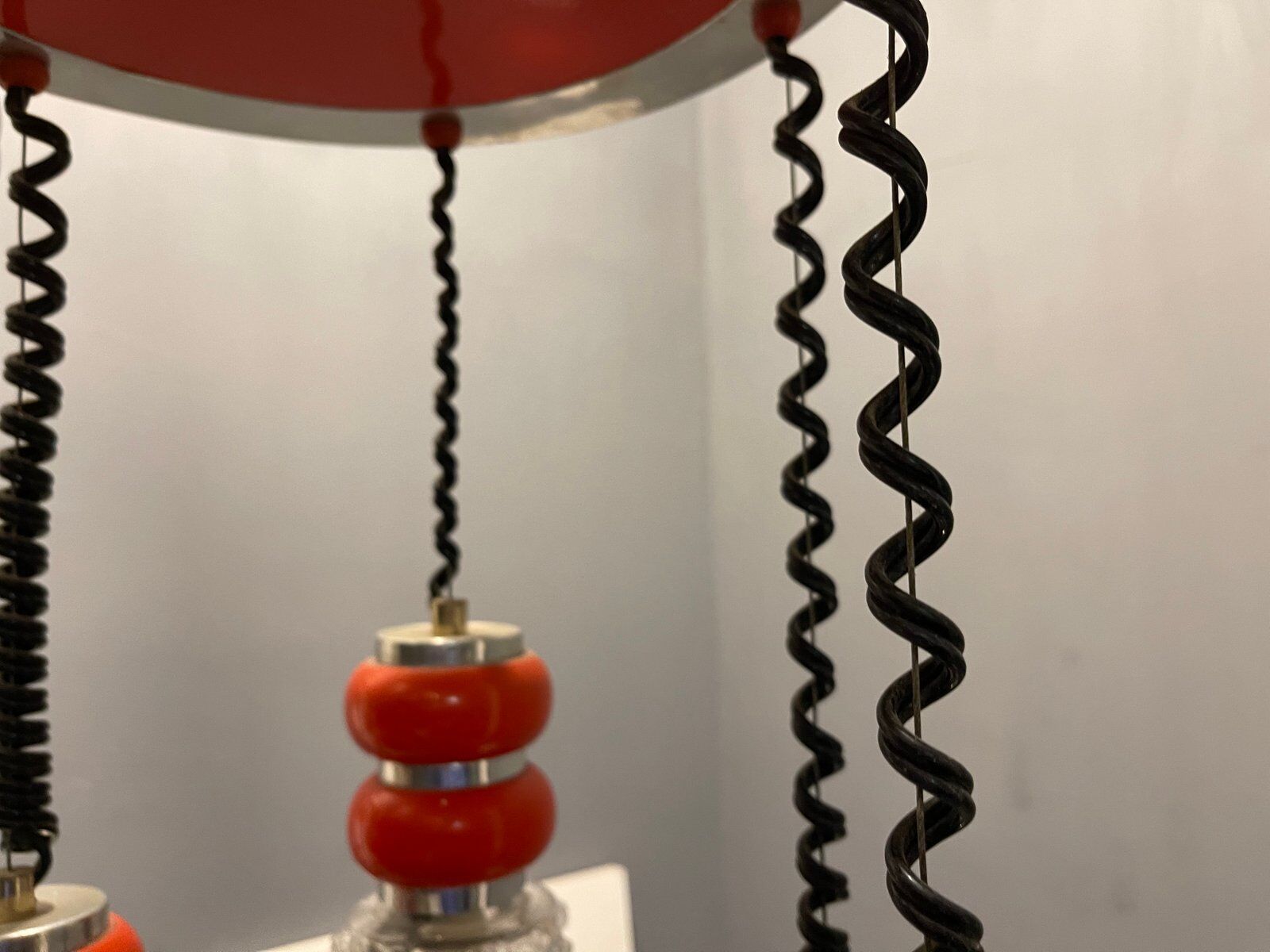 Crystal light pendant 1970s