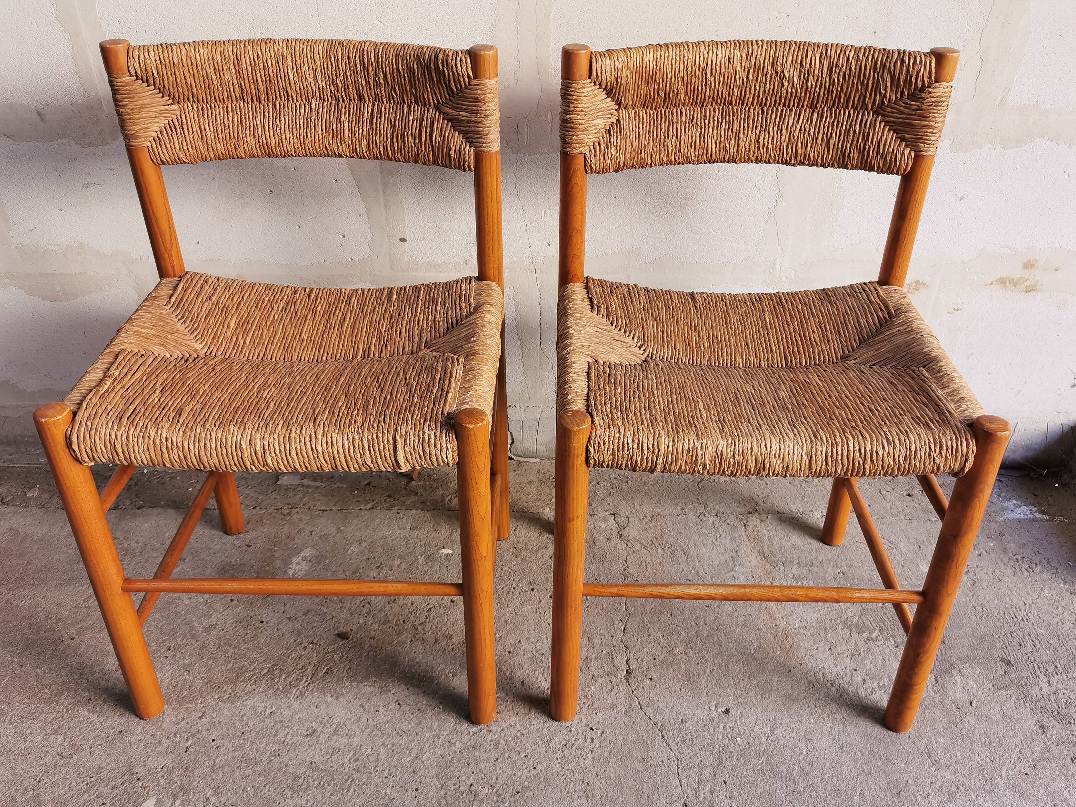 4 vintage chairs Dordogne model by Robert Sentou