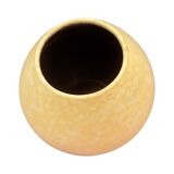 yellow ceramic Gramann Keramik vase, Germany, 1970s