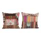 Set of 2 vintage kilim cushion covers 48x48 cm