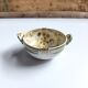 Vintage bowl signed Keraluc Quimper in yellow and green.