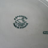 Plat rond ancien st amand