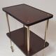Desserte roulante vintage pieds dorés