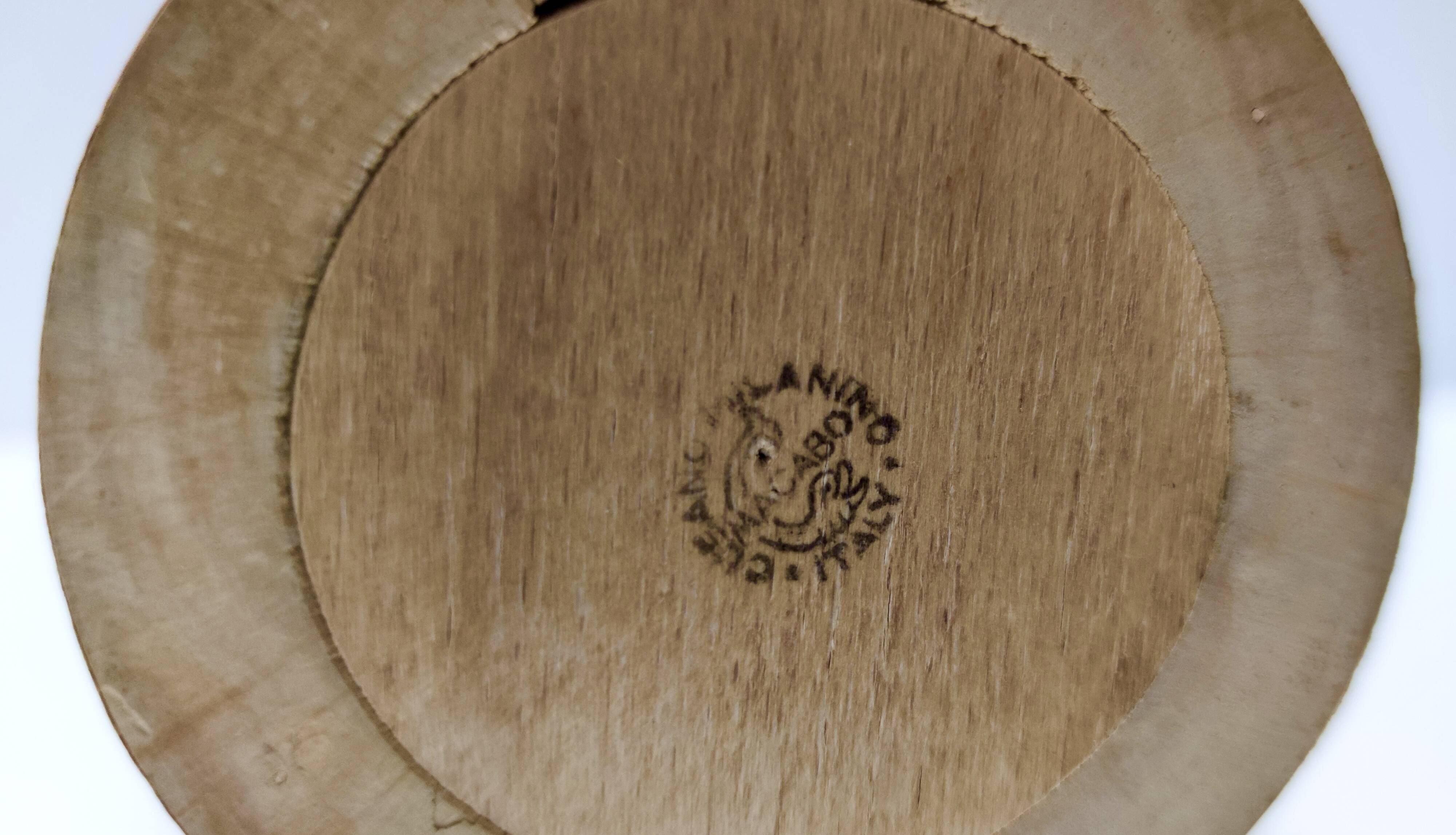 Turned Beech and Parchment Thermos / Jug by Aldo Tura for Macabo, Italy