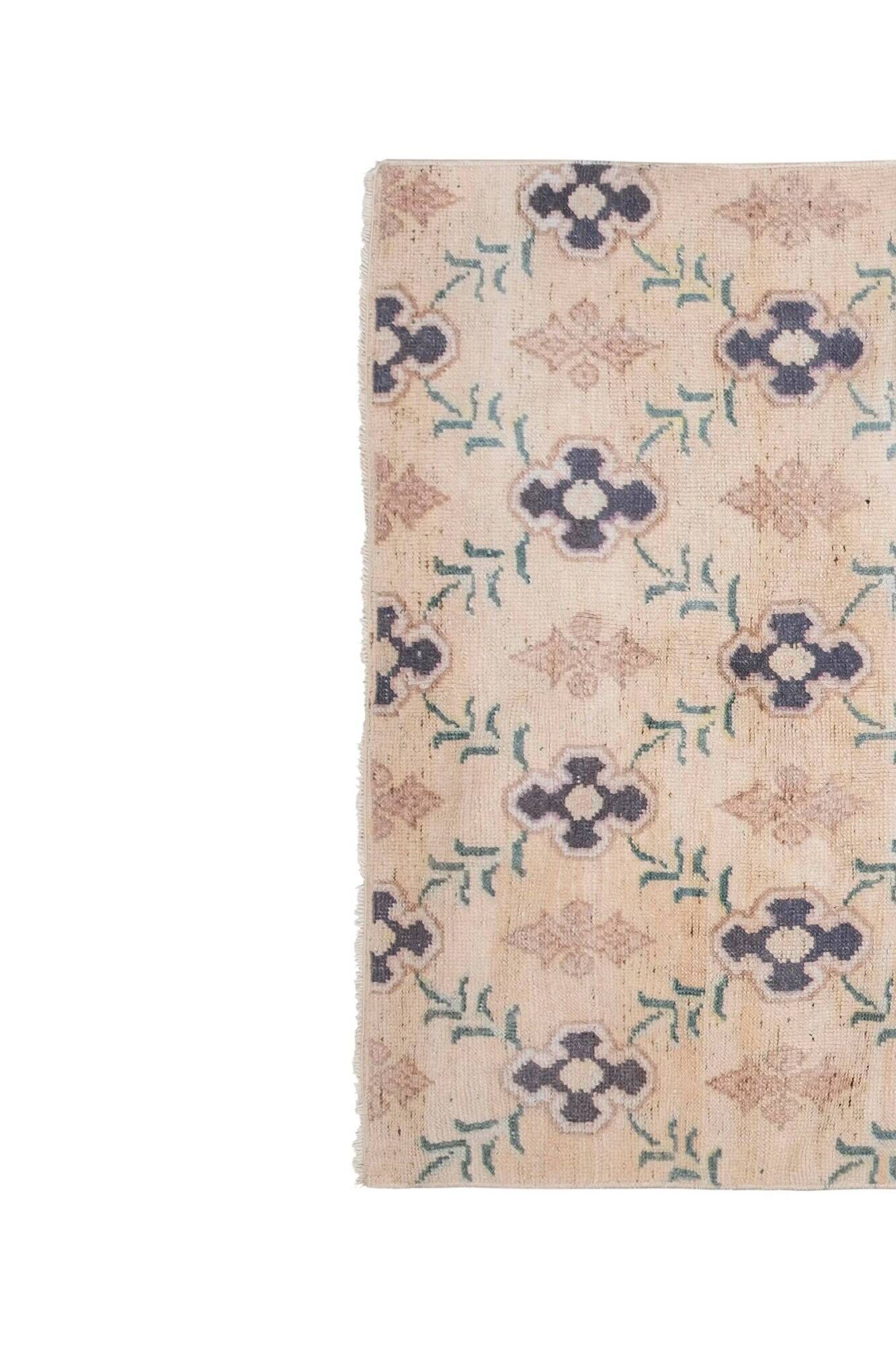 Vintage Turkish hallway rug 127x280 cm