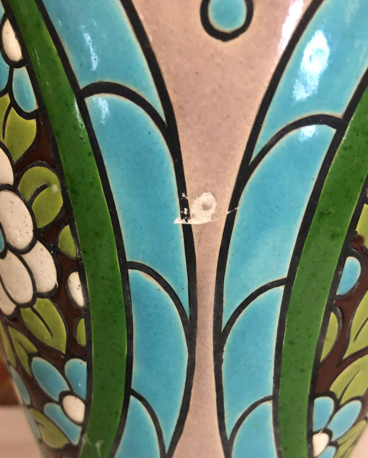 Onnaing Faience Vase