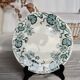 Antique ironstone dessert plate from Salins, Water Lily pattern