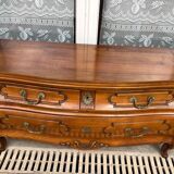 Louis XV low chest of drawers with three drawers