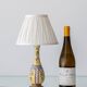 Hand-Painted Yellow Chinoiserie Porcelain Lamp, circa 1900