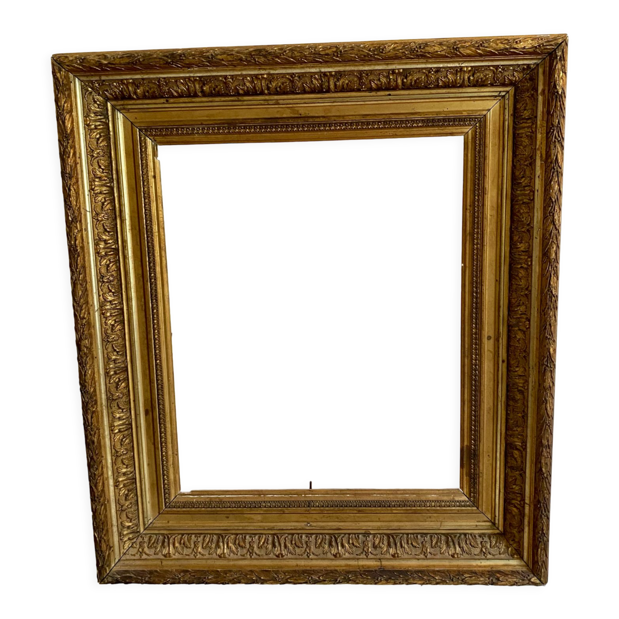 Old wood and stucco frame