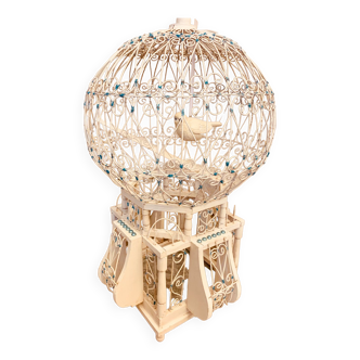 Large vintage oriental birdcage